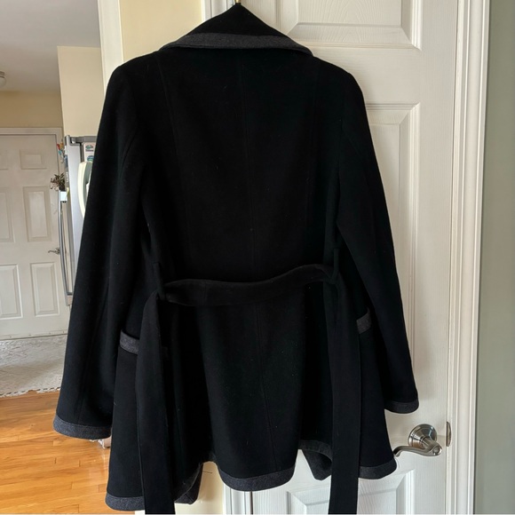 Kenneth Cole Black Pea Coat - Picture 3 of 3